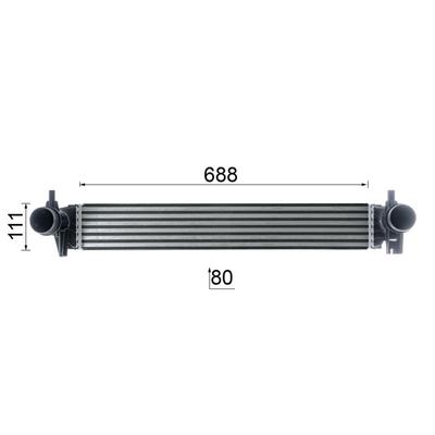 MAHLE Ladeluftkühler BEHR HELLA SERVICE *** PREMIUM LINE CI 402 000P für CUPRA