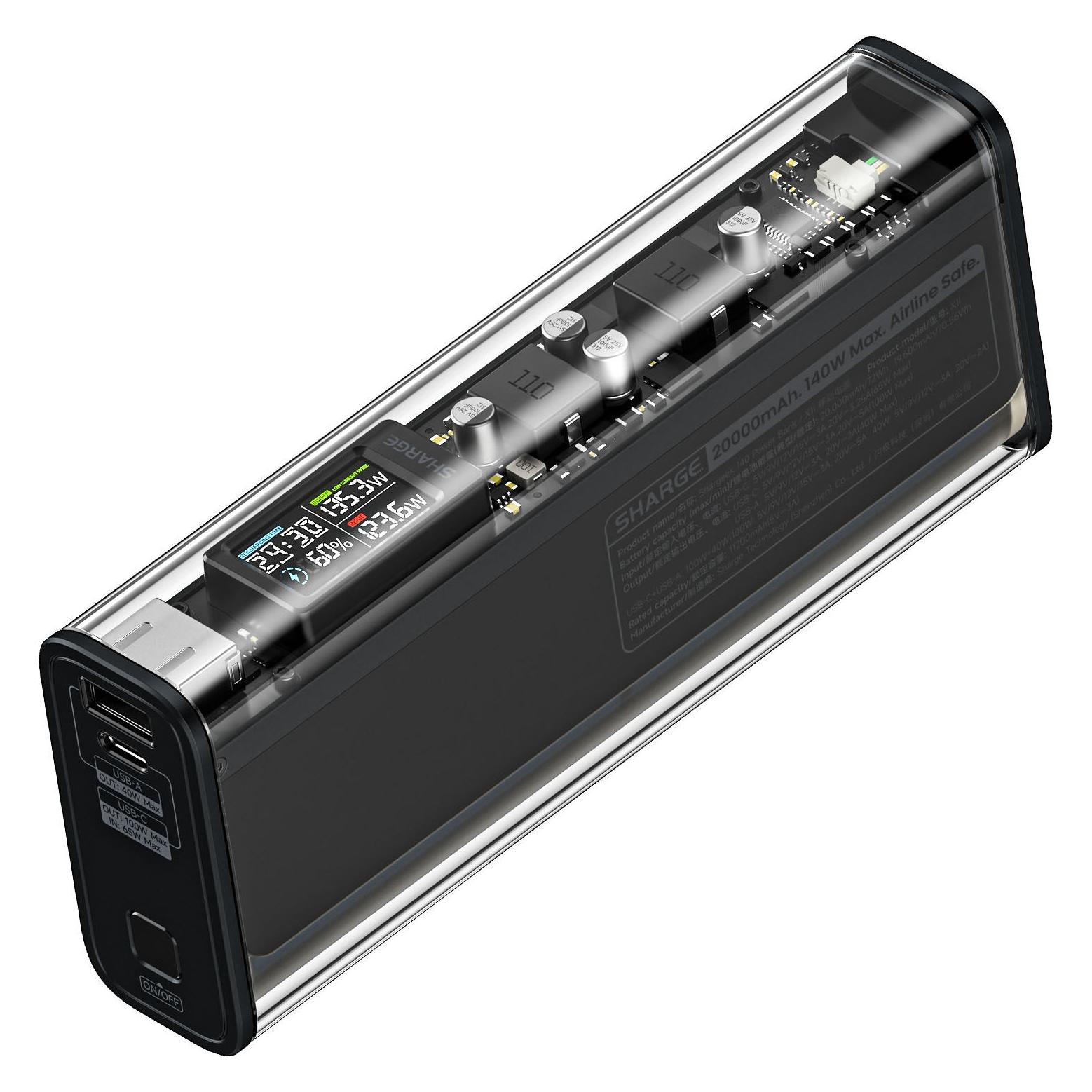 Sharge 140 (20000 mAh, 140 W, 72 Wh) (YDD-SG-140-HEI)