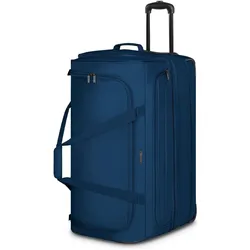 Redolz Duffle Essentials 2 Rollen Reisetasche 70 cm mit Dehnfalte, Koffer, Blau