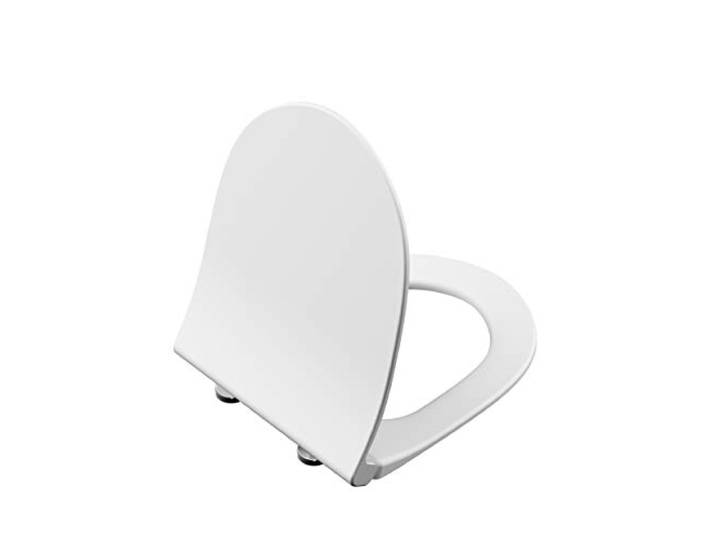 Abattant WC slim fermeture frein de chute VitrA Sento blanc mat