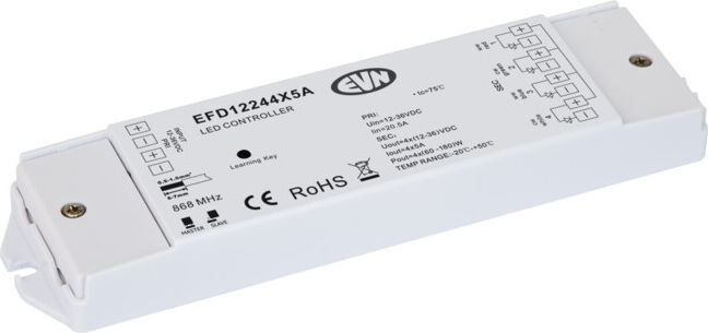 EVN Lichttechnik Télécommande LED radio 868 MHz 240-720W EFD12244X5A ; evn_lichttechnik (EFD12244X5A)
