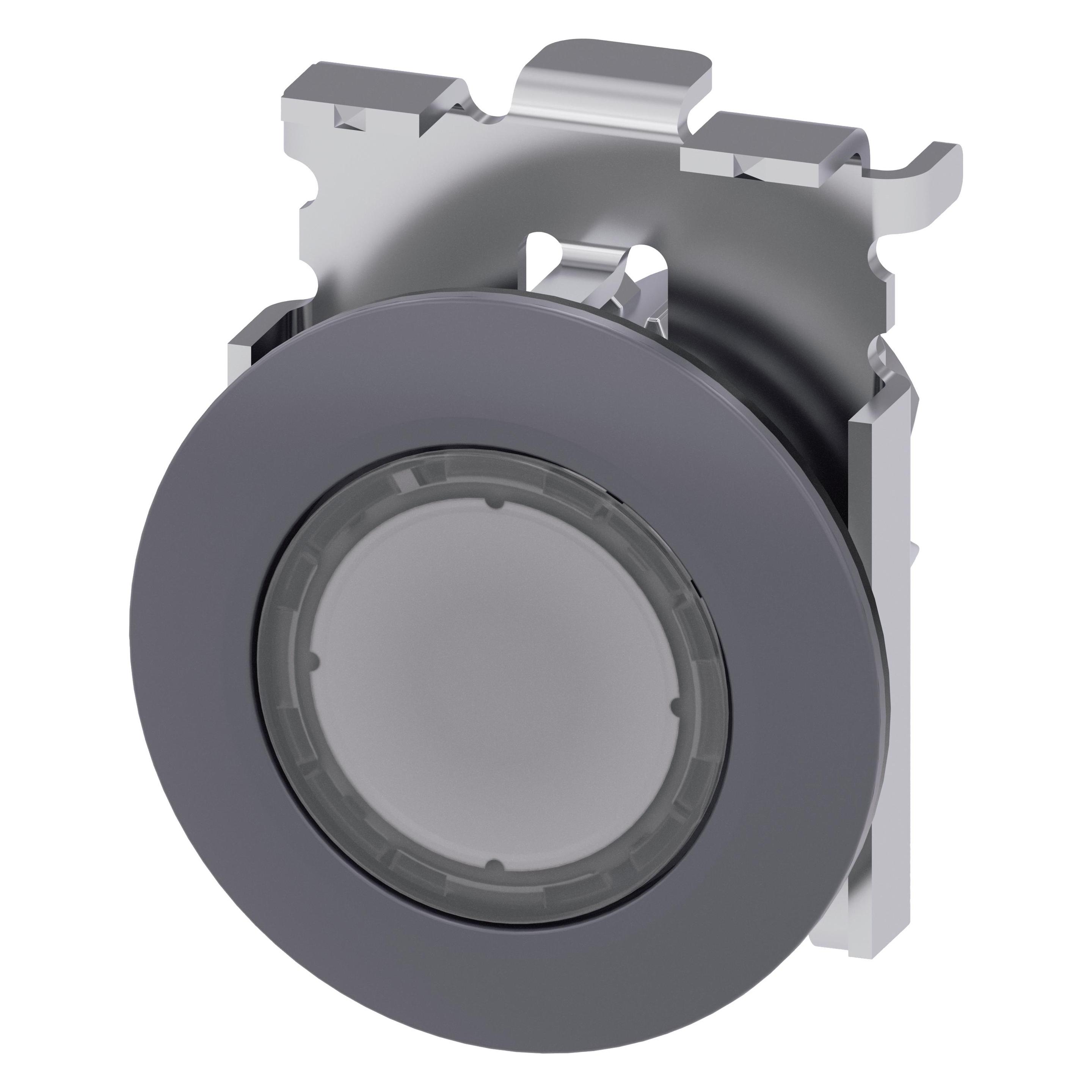 Siemens Ill pushbutton as indicator light clear (3SU1061-0JD70-0AA0)