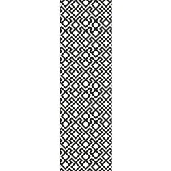 GroJa XL-Designeinsatz Abstract Aluminium Anthrazit DB 703 Sichtschutz