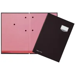 PAGNA Unterschriftenmappe DE LUXE für DIN A4 schwarz