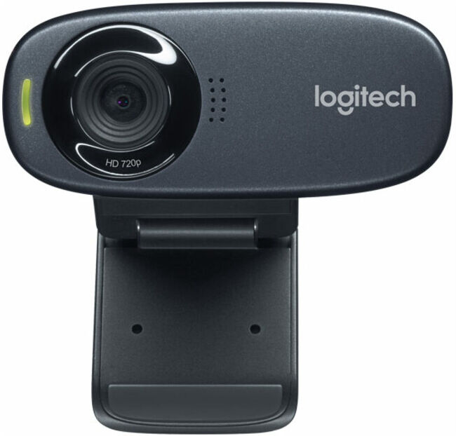Logitech Webcam USB 5MP HD, noir, Retail C310 (960-001065)