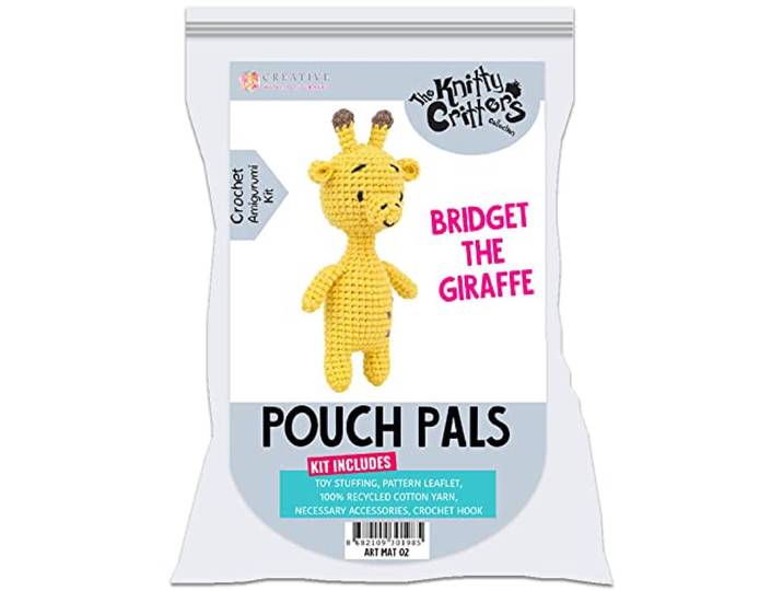 Knitty Critters De Pouch Pals - Bridget De Giraffe