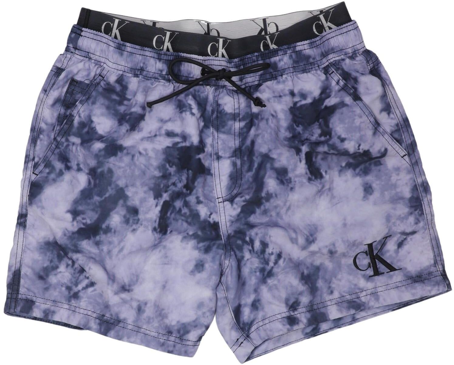 Calvin Klein Herren Shorts, Mehrfarbig, Gr. M, Synthetik - Second Hand