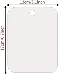 Inspire Curations Fogless Shatterproof Shower Mirror For Shaving And Travel 1