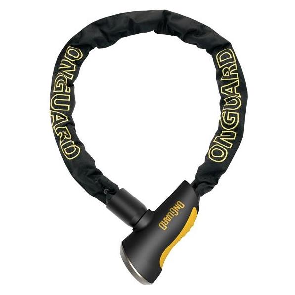 Onguard Dviračių įpjova MASTIFF 8121 GRANDINĖ 150 cm * 8 mm 5 x (ONG-8121) kodo raktai (150 cm) (ONG-8121)