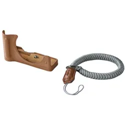 SmallRig Leather Half Case Kit Braun, Kameratasche, Braun, Grau