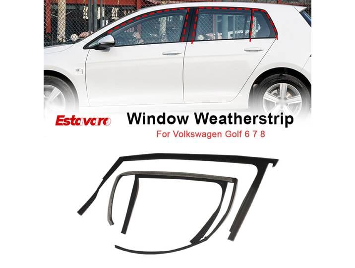 Fenêtre de canal de verre pour Golf 6 7 8, bande d'étanchéité pour fenêtre, bande d'étanchéité pour fenêtre, Rail de guidage en verre, accessoires de voiture
