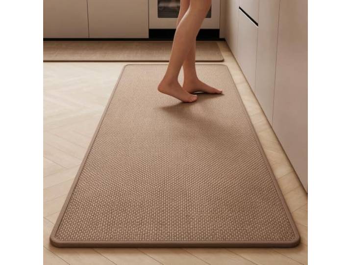 Fussmatte Innen Innen & Außen 160x180cm Dunkelbeige Weihnachtsfußmatte, Abtropfmatte Wetterfest, Rutschfest Für Außenbereich & Nasse Pfoten