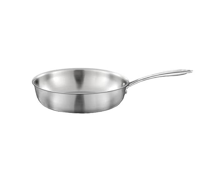 Cuisinox Gourmet sauteuse 24 cm inox triply\, induction\, Made in France Sauteuse 24 cm\, inox 18/10 triply 3 couches inox-aluminium\, tous feux dont induction\, sans PFAS\, fabriqué en France