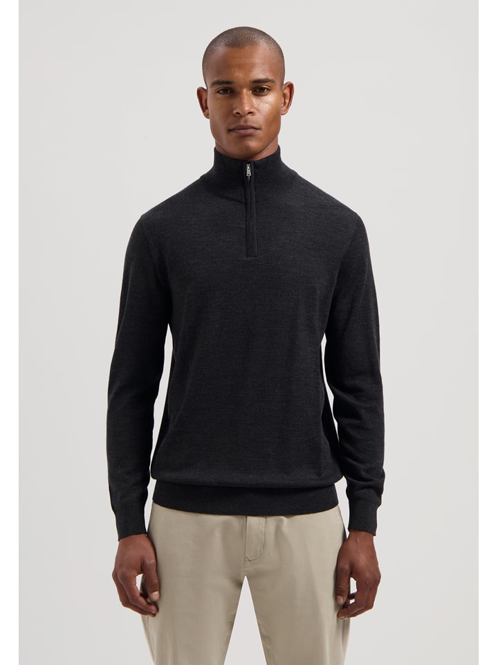 DSTREZZED Wollpullover in Anthrazit - 3XL