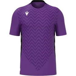 Macron, Herren, Sportshirt, Scorpio (S), Schwarz, Violett
