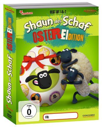 John Sparkes - Shaun das Schaf - Best of 1&2: Oster-Eidition [2 DVDs] - Preis vom 09.10.2026 07:28:09 h