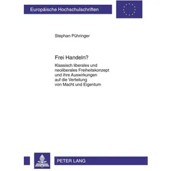 Frei Handeln?, Fachbücher von Stephan Pühringer