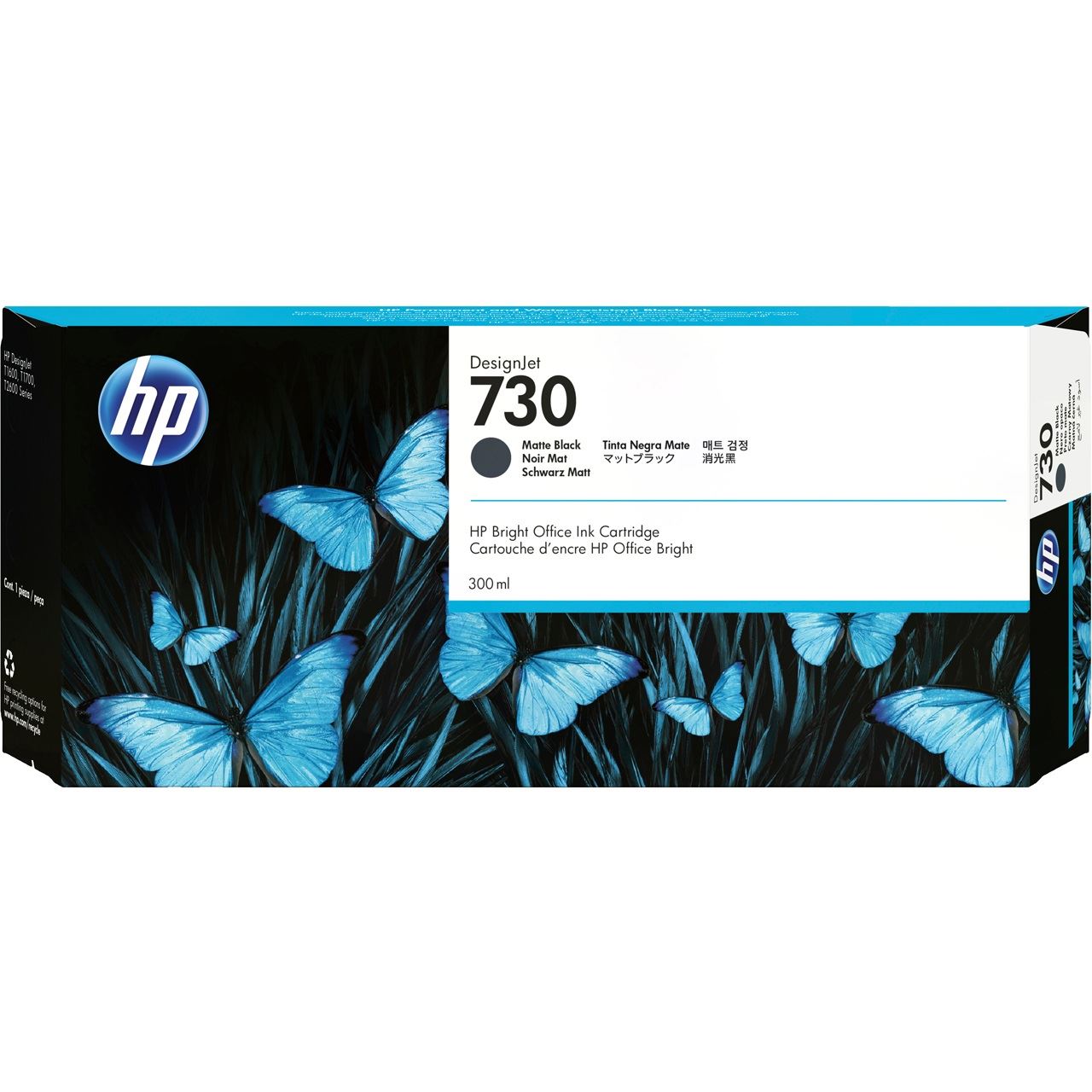 HP 730 300-ML mattschwarz