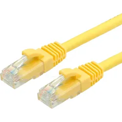 VALUE 21991434 - Patchkabel Cat.6a, UTP, gelb, 0,3 m