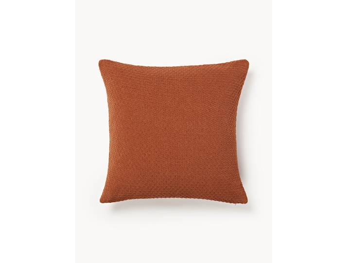 Zacht gebreide chenille kussenhoes Everly