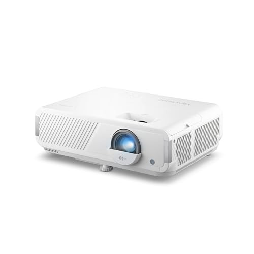 ViewSonic LX720-4K 4K UHD Laserbeamer met Google TV, 3500 ANSI lumen, 1 ms gaming-modus, HDR/HLG en 1,3x optische zoom