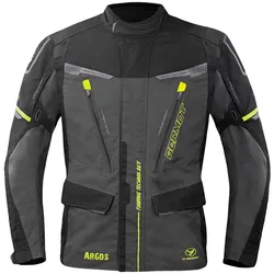 Germot Argos Herren Motorradjacke - anthrazit-schwarz-gelb - S