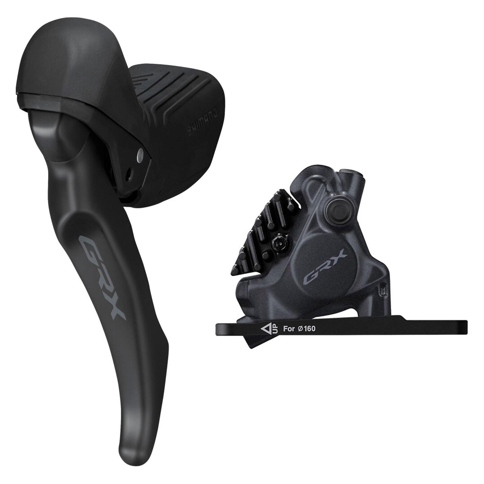 Shimano Scheibenbremsen-Set GRX BR-RX410 mit ST-RX610 (2) (IRX6104DLF6SC100)