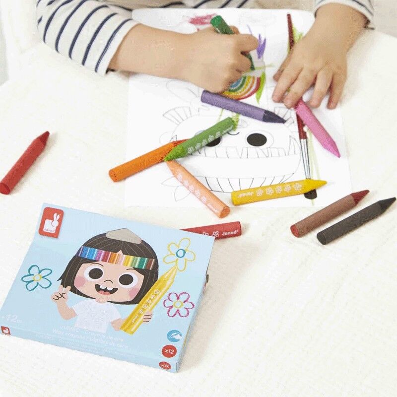 Crayons de Cire x12 - janod
