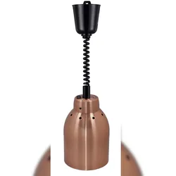 LOCHER Wärmestrahler Ø 225 mm, Kupfer, stufenlos verstellbar von 500 - 1800 mm, 230 V