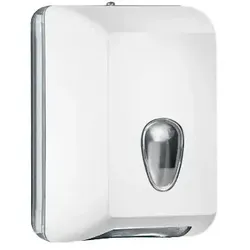 MP622 Einzelblatt Toilettenpapierspender, weiß Einzelblattsystem für ca. 350 Blätter Toilettenpapier