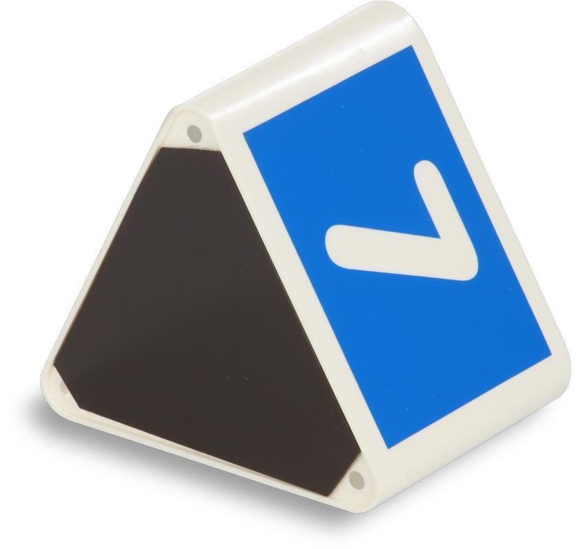 Leitzahlträger-Dachaufsteller magnetisch, stapelbar, wetterfest, mit Wasserablaufloch, Ziffernfolge 26-50, Befestigung Mit Magnet, Blau, Verpackungseinheit: 1 P/25