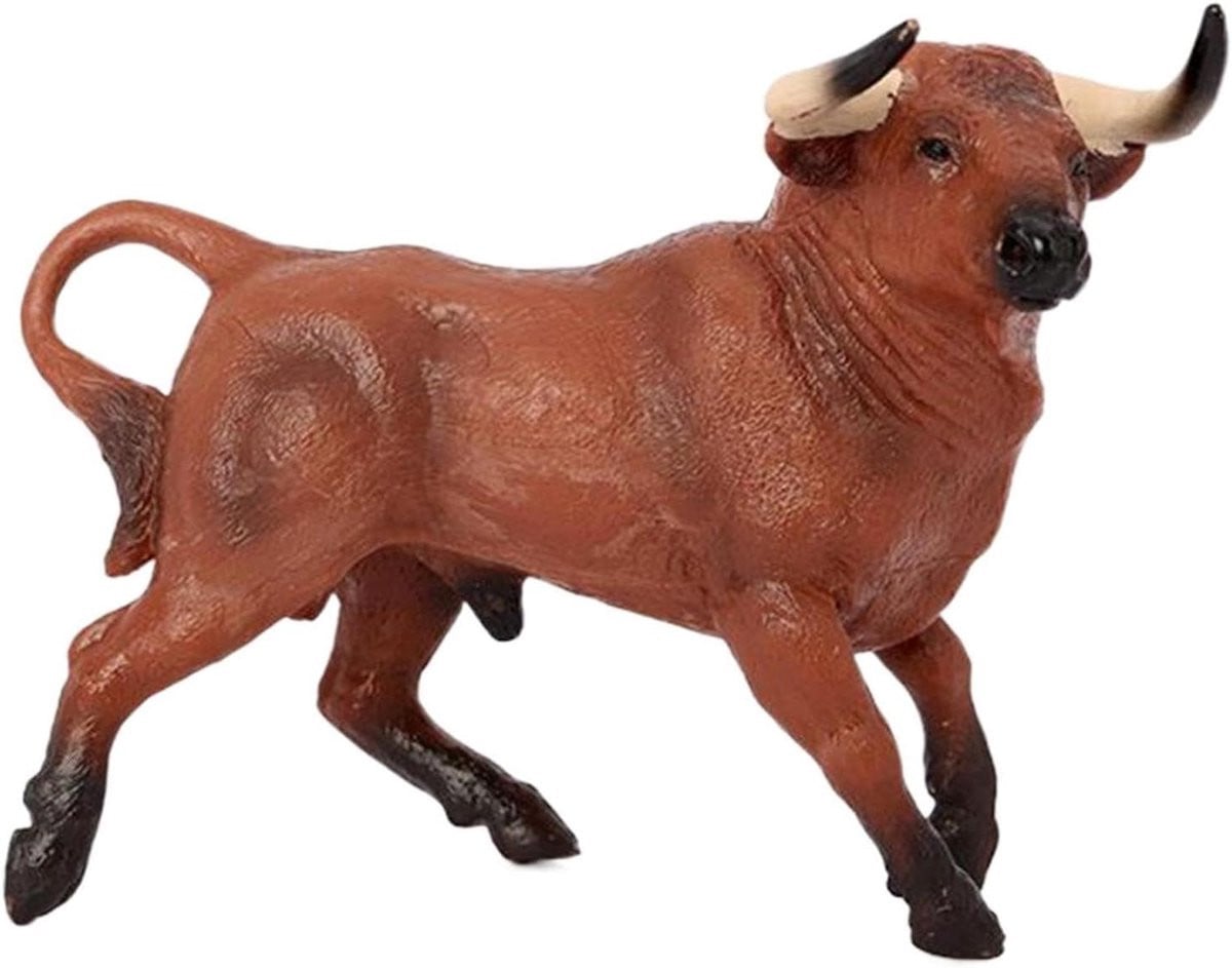 Handgemaakt Koe Beeldje Miniatuur Decoratie voor op Tafel 13 x 8,3 cm