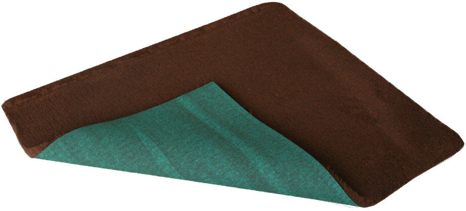 Vet Fleece Bedding   Vet Bed Original Greenback   Fleece Pet Bed Brown 3cm H x 300cm W x 76cm D