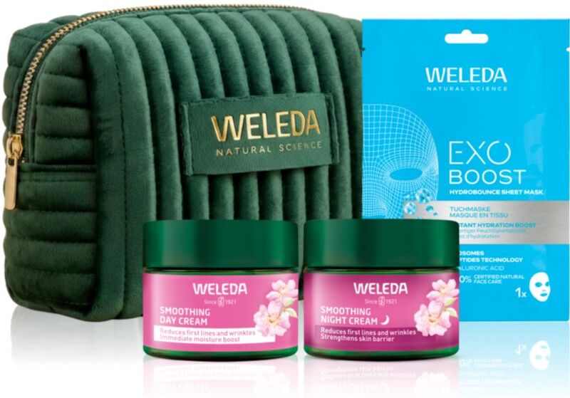 Weleda Wild Rose Radiance Ritual gift set to brighten and smooth the skin