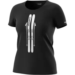 Dynafit, Damen, Sportshirt, Graphic Cotton (XS), Schwarz