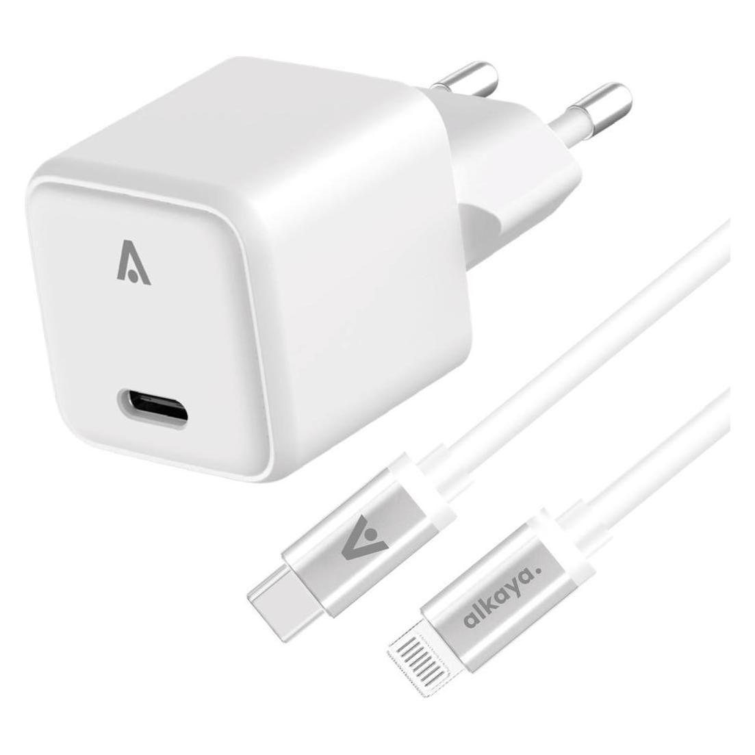 Alkaya NEXUS Speed Flex Charger Set GaN Technologie 20W weiss (20 W) (C2-70004)