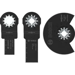 Bosch OMT Holz- und Weichmetall-Blatt für oszillierende Multifunktionswerkzeuge TU10 ,3-teiliges Set - 2608669333