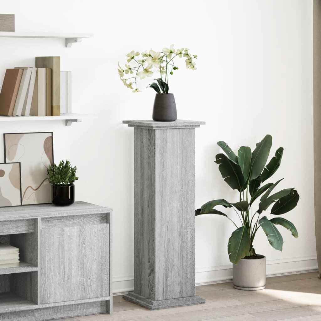 17 Stories Ruot 1 Tier Plant Stand Grey/Sonoma