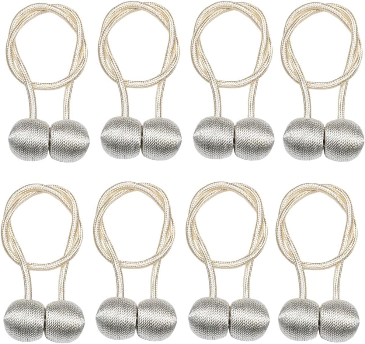 Magnetische Gordijnclips Wit - 48 cm