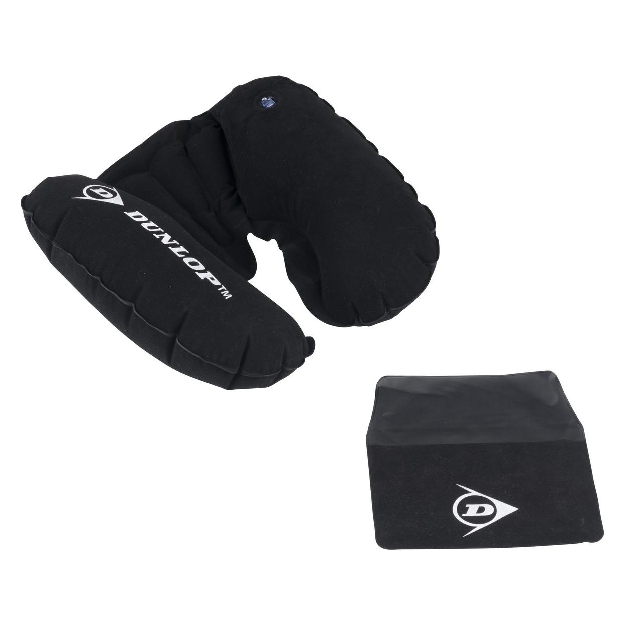 Dunlop Kopf- und Nackenkissen Schwarz 130x150mm (41722)