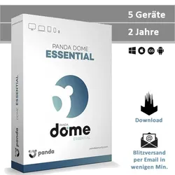 Panda Dome Essential 2026, 5 Geräte - 2 Jahre, Download