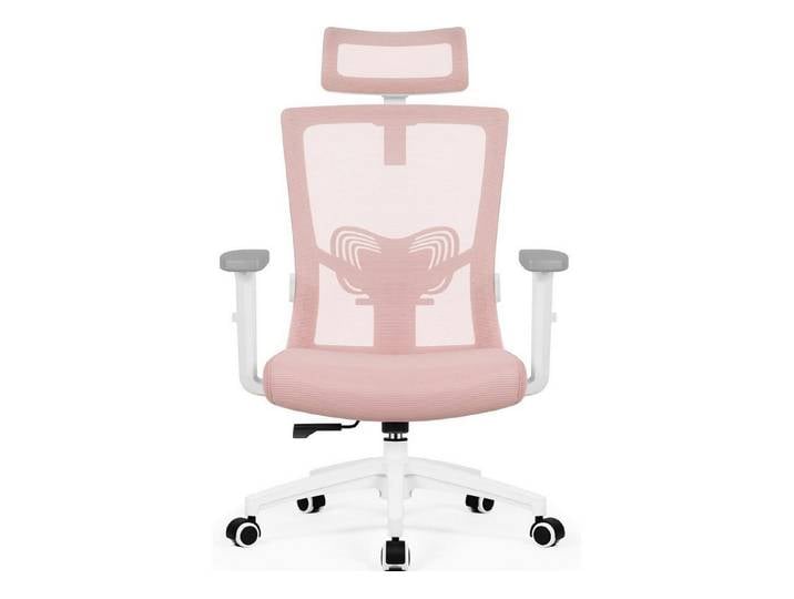 LuxusKollektion Bürostuhl Bürostuhl Ergonomisch Drehstuhl Kopfstütze Armlehnen 150kg Rosa (1 St)