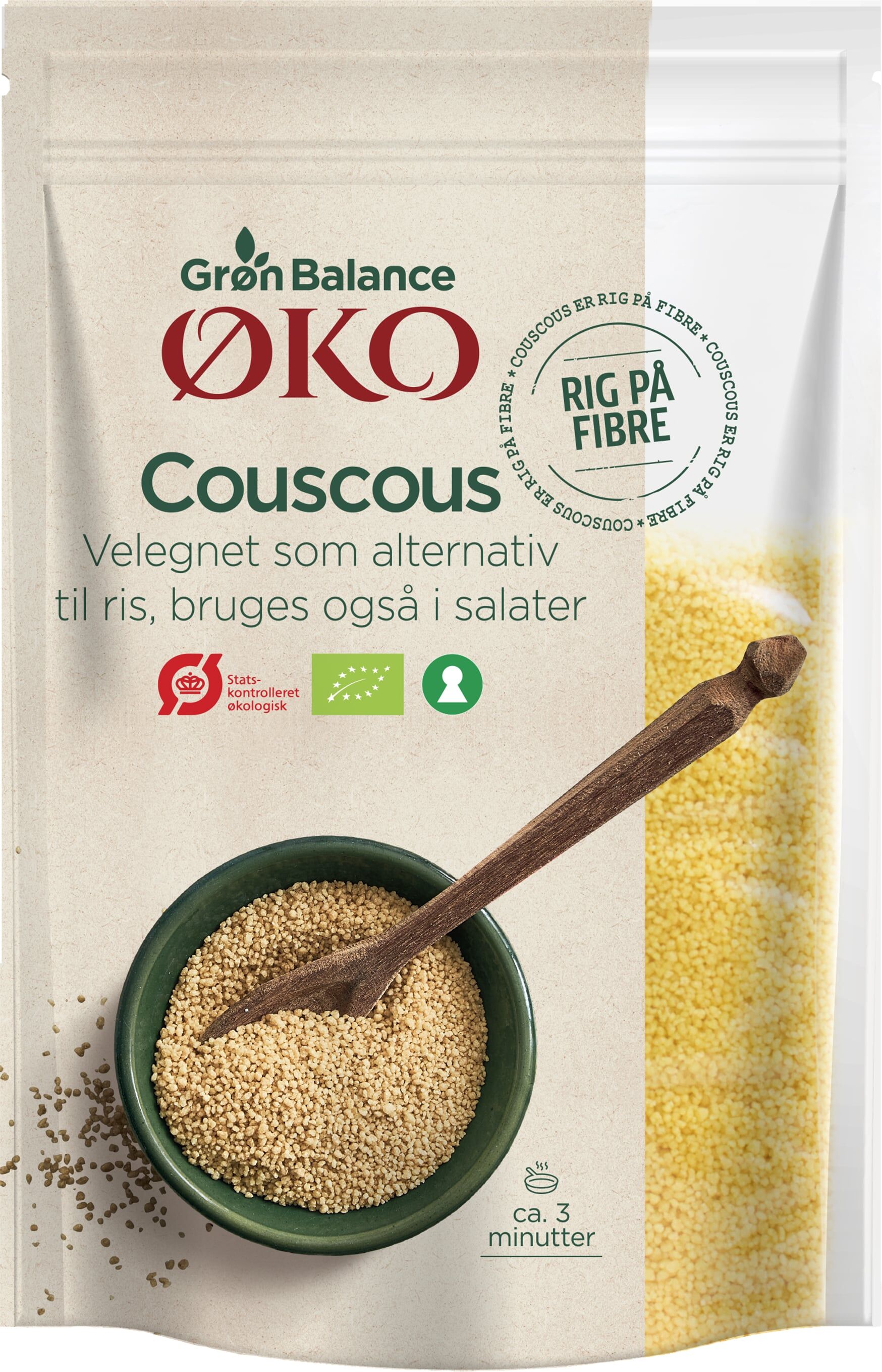 Grøn Balance Vollkorn-Couscous BIO 400 g - 400 g