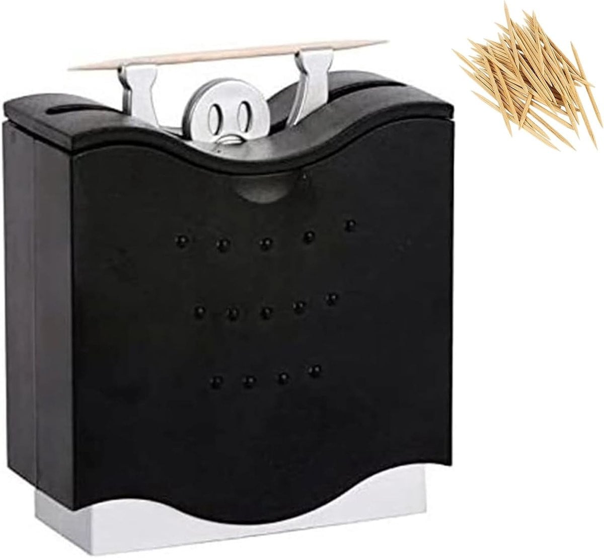 Automatische tandenstokerdispenser met houder