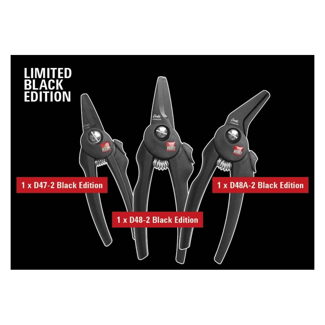 Bessey COMBI-SET-A D47-2 + D48-2 + D48A-2 in black COMBI-SET-A (140 mm) (COMBI-SET-A)