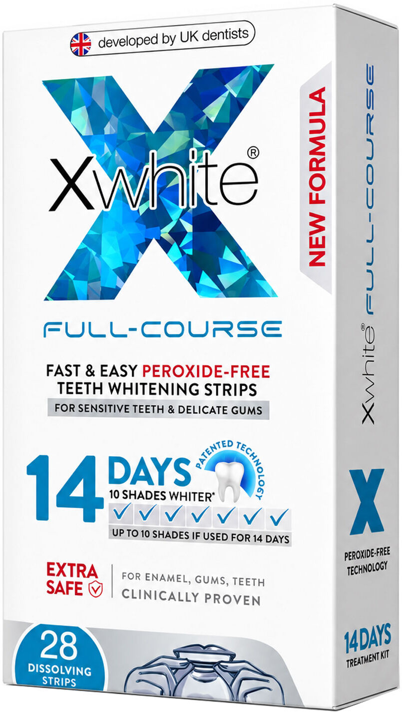 XWHITE Full-Course Teeth Whitening Strips 14days