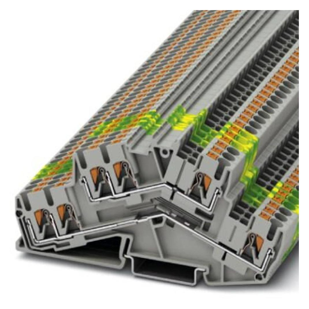Phoenix Doppelstockklemme PTTBS 2,5-TWIN/U-OG/O-GN (1032733)