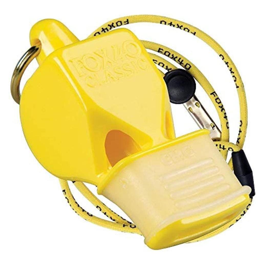 Fox40 Fox 40 CMG Safety Classic Pfeife - Gelb - aus Kunststoff mit Mundstück aus Gummi (33269292)