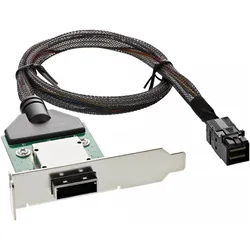 InLine SAS-Adapter intern/extern (50 cm, Mini-SAS), Interne Kabel (PC)