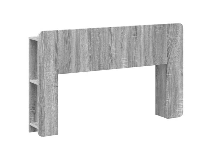 Makastle Kopfteil-Schrank Graues Sonoma Holzwerkstoff 135x80 cm U-Form
